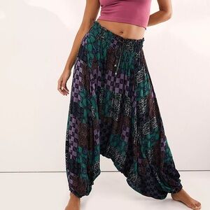 Free People ‘Into the Wild Harem Pants’ Hippie Flowy Pants
